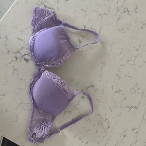 Natori purple underwire bra, size 34D
